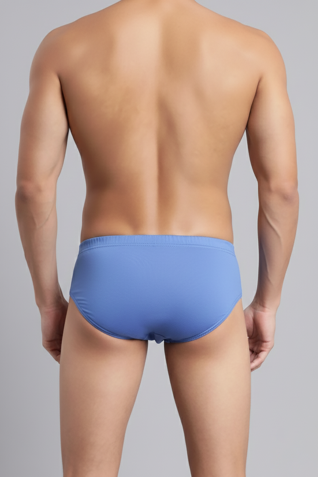 100% cotton Royal Blue men’s inner briefs with shrinkage control