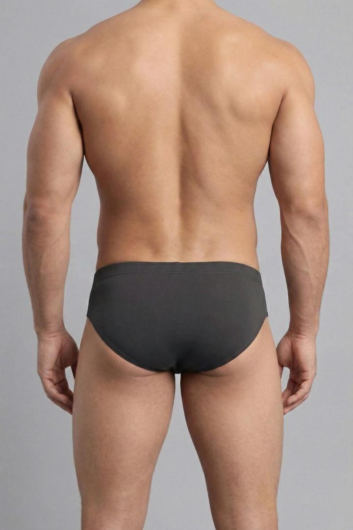 Shrinkage control cotton briefs
