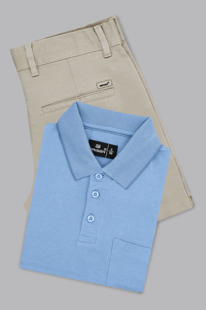 Monaco light gray trouser men outfit