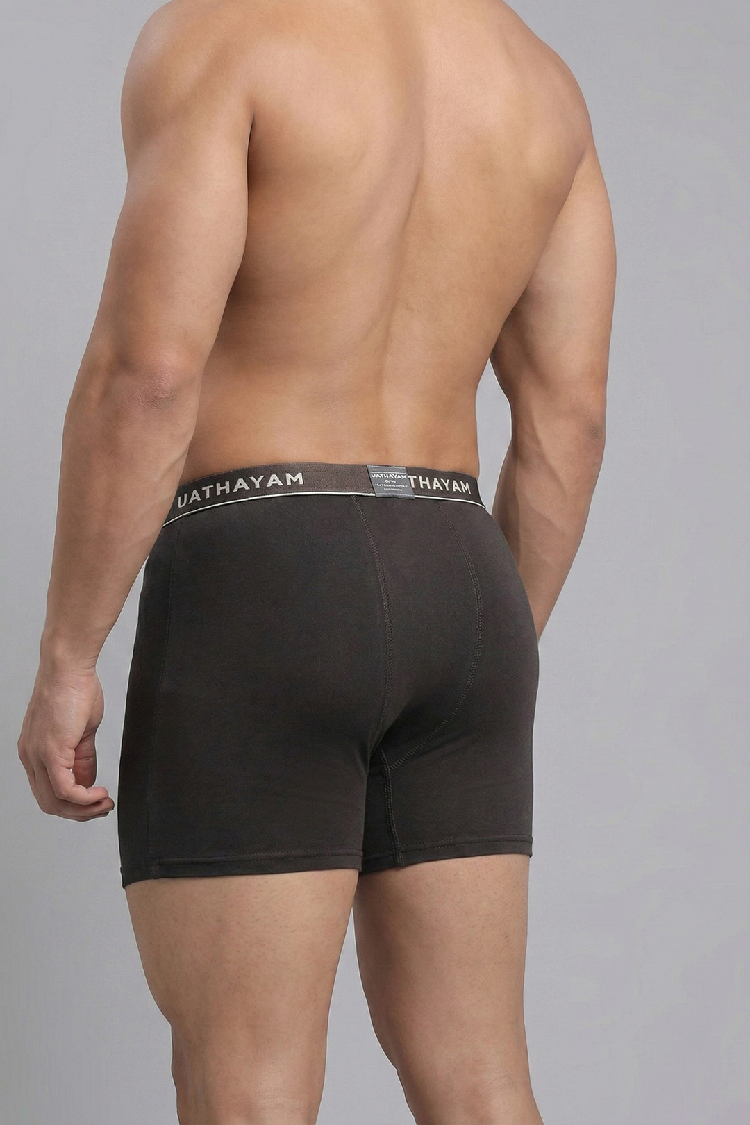  Premium cotton walnut brown men’s trunks Uathayam