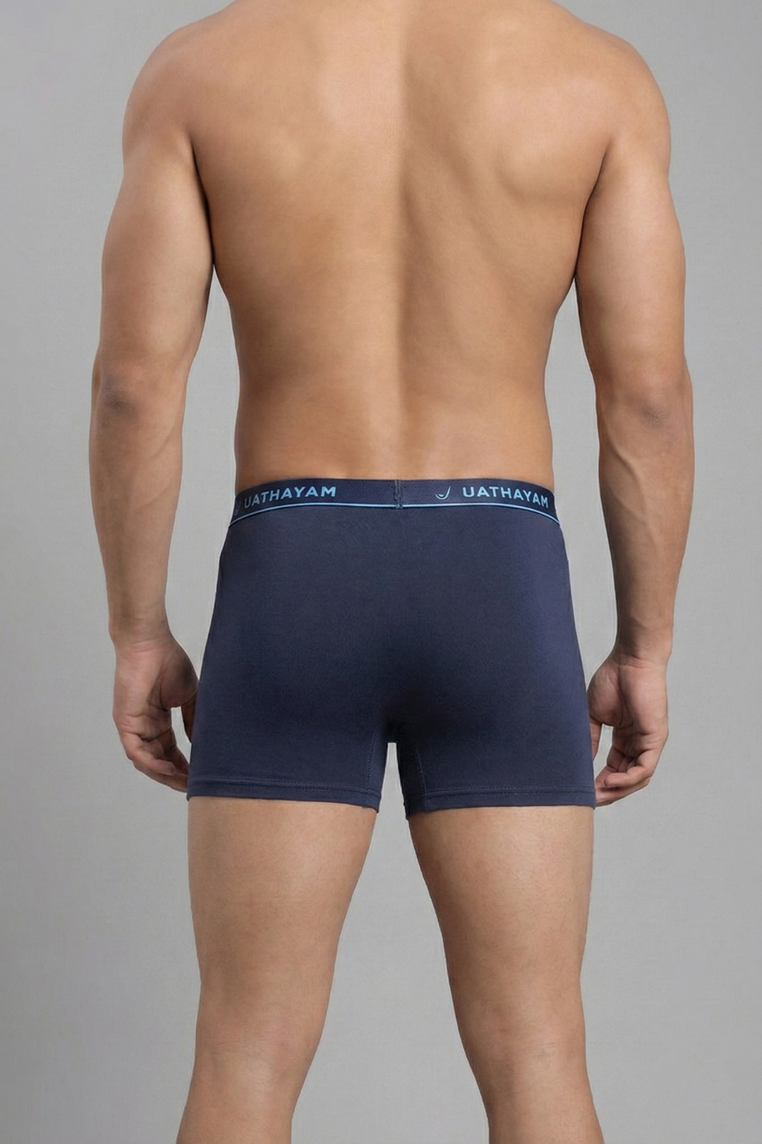 Uathayam branded waistband midnight blue trunks