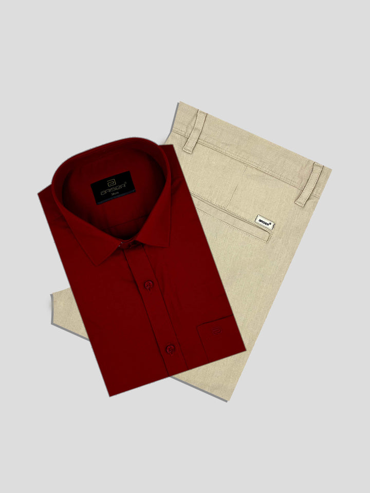 Cream white trouser for men
