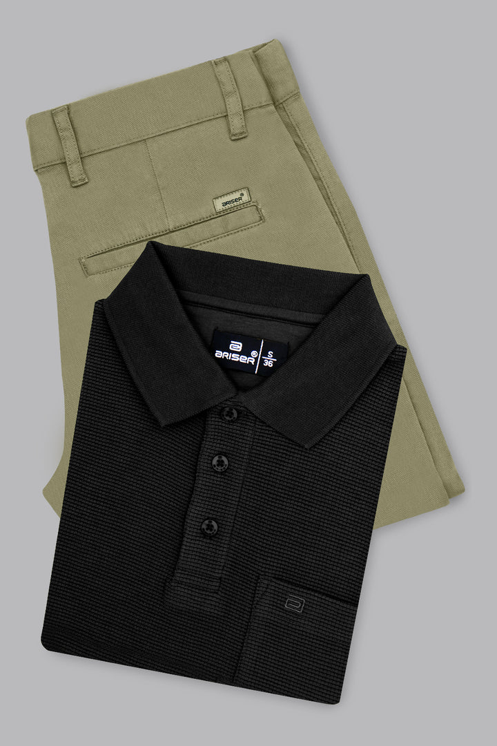 olive green trouser men casual wear