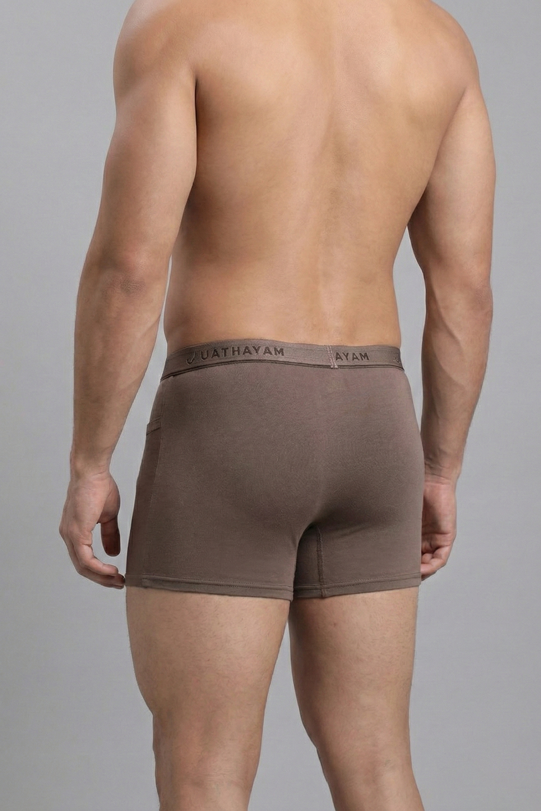 Cotton trunks for men mushroom brown colour