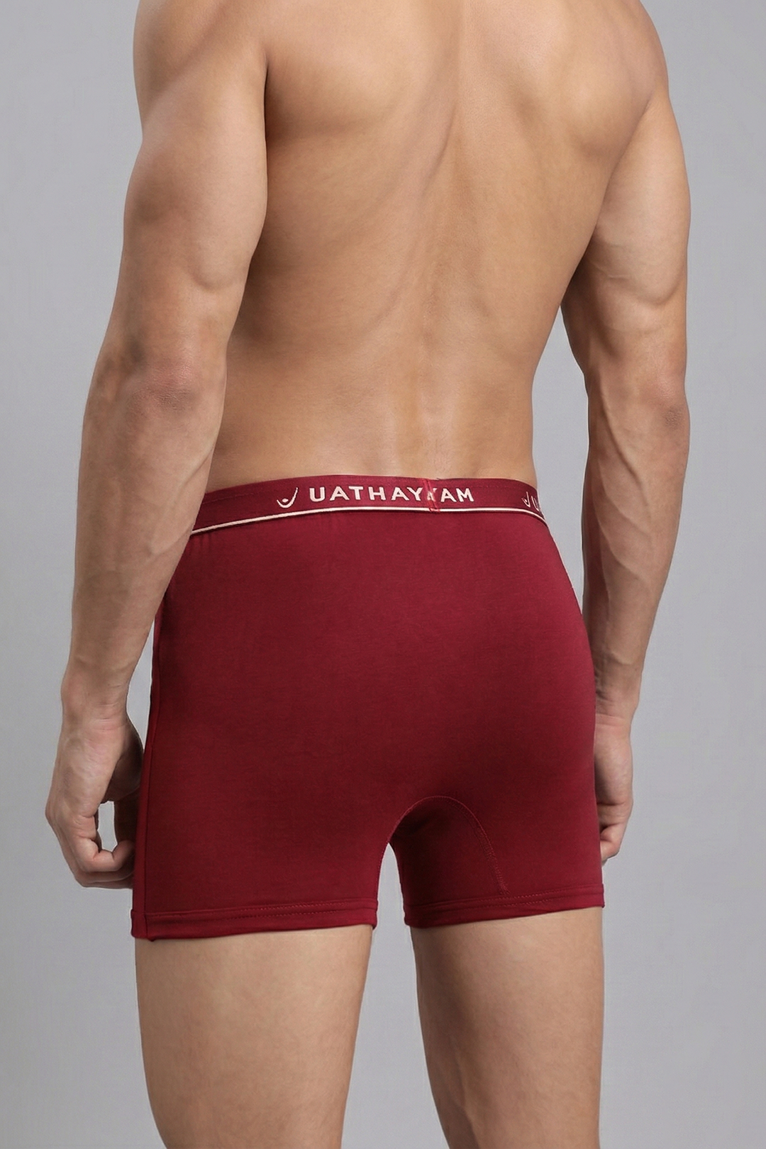 Uathayam branded waistband royal red trunks