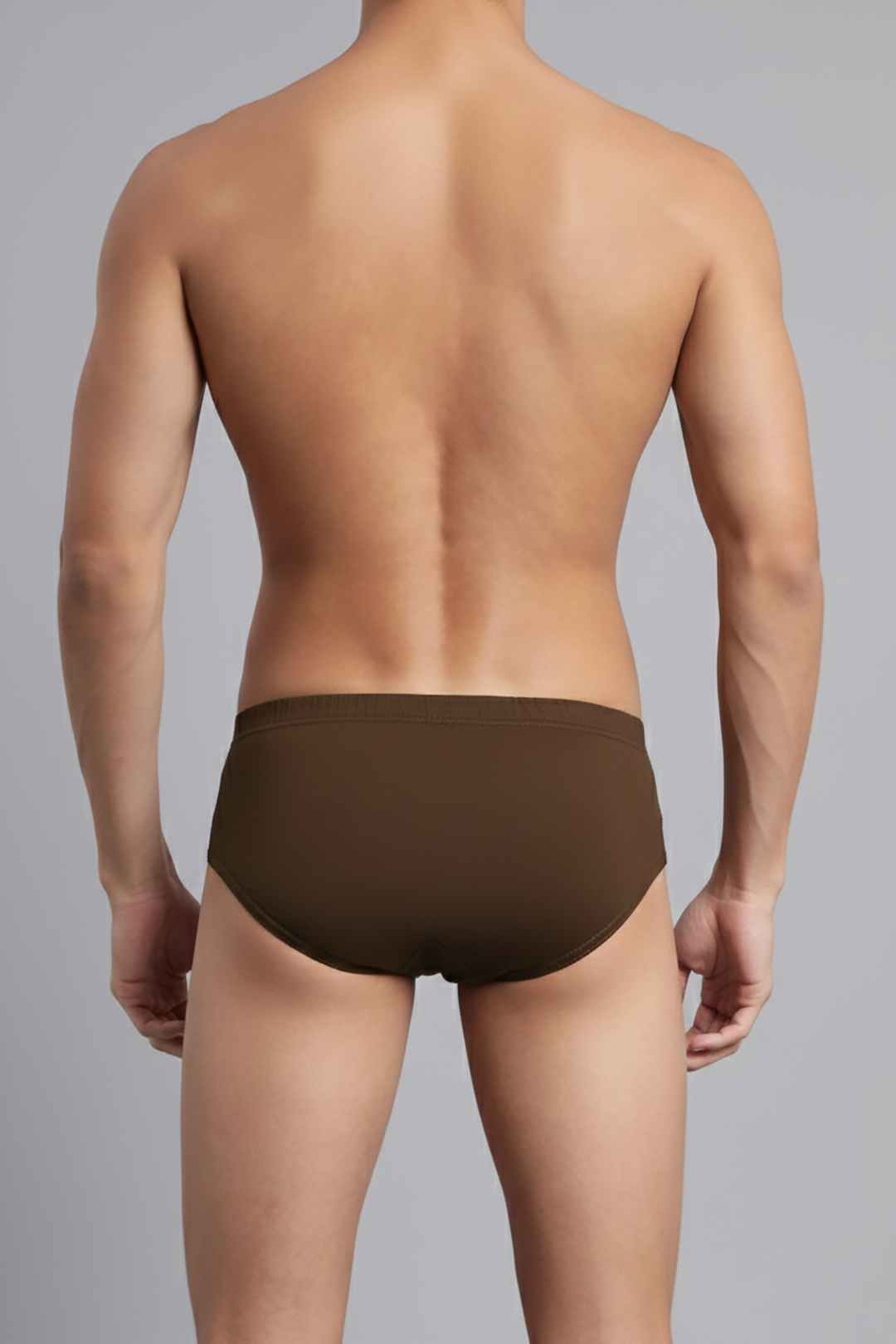 Toffee Brown men’s inner elastic briefs Uathayam Vennto IE
