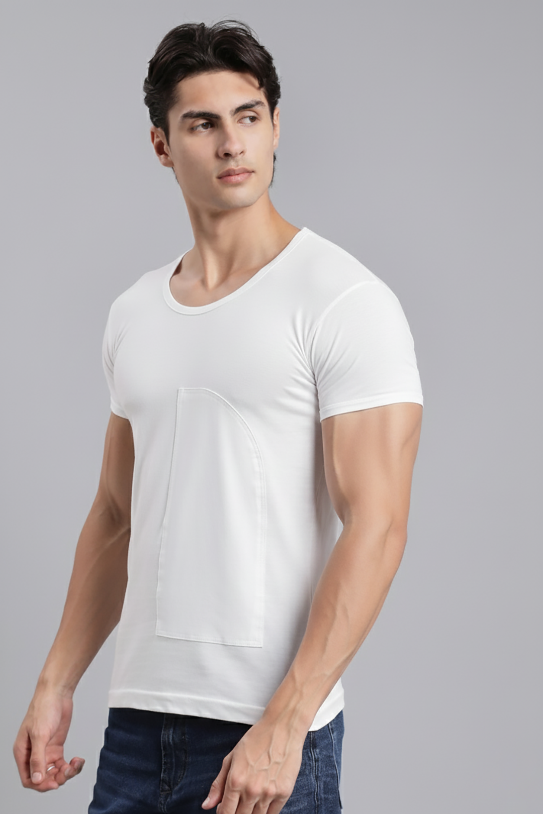Comfortable cotton banian vest with pocket for men by Uathayam