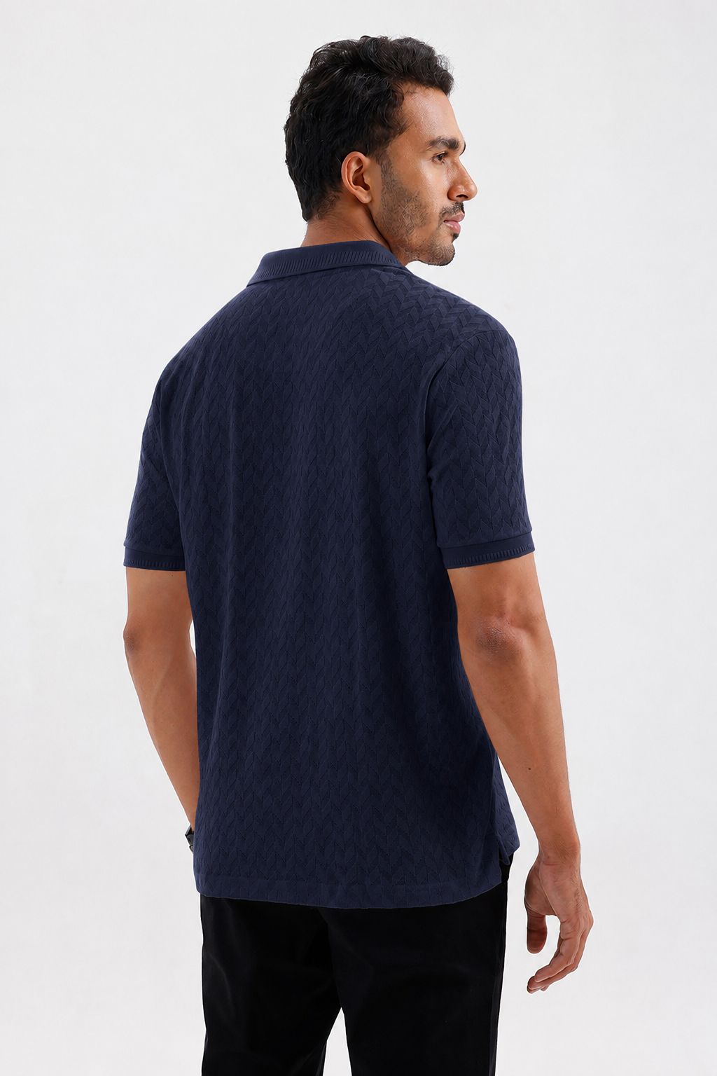 Fashion Polo - Deep Blue T-Shirts For Men | Ariser