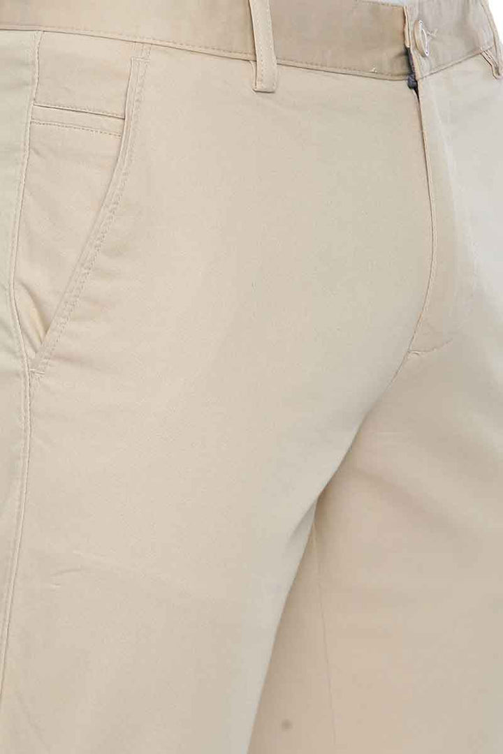 Bronx Chinos -  Light Tan Cotton Lycra Trouser | TR15001