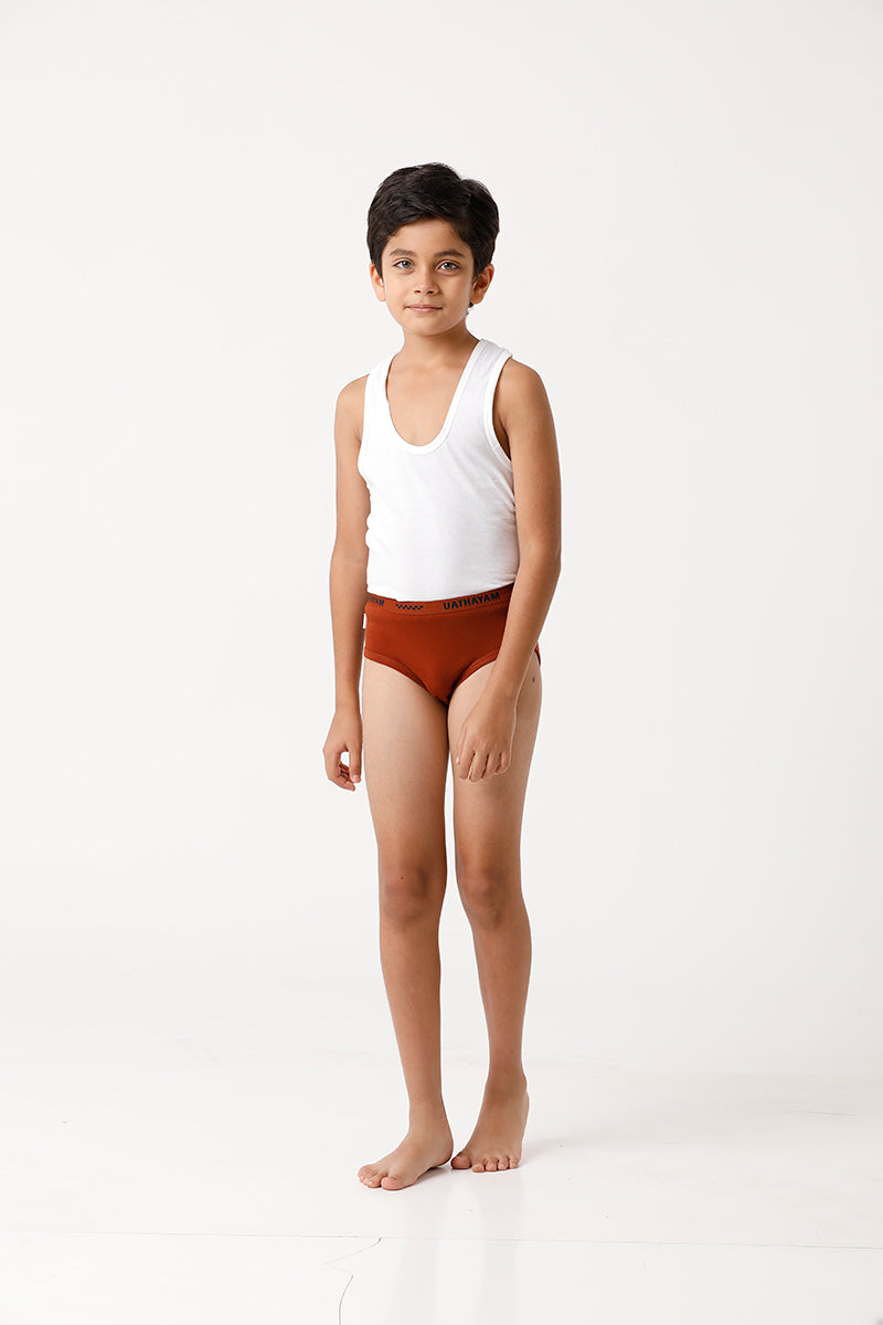 Plain color children’s briefs