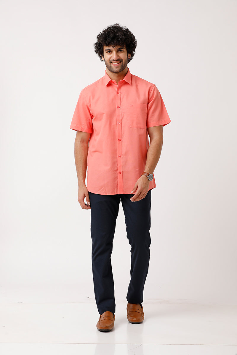 Jute Classic - Bean Red Formal Shirt For Men | Ariser