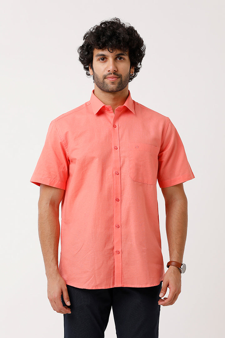 Jute Classic - Bean Red Formal Shirt For Men | Ariser