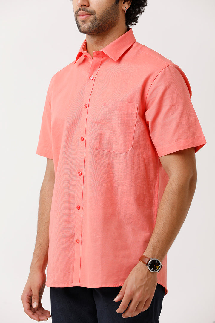 Jute Classic - Bean Red Formal Shirt For Men | Ariser