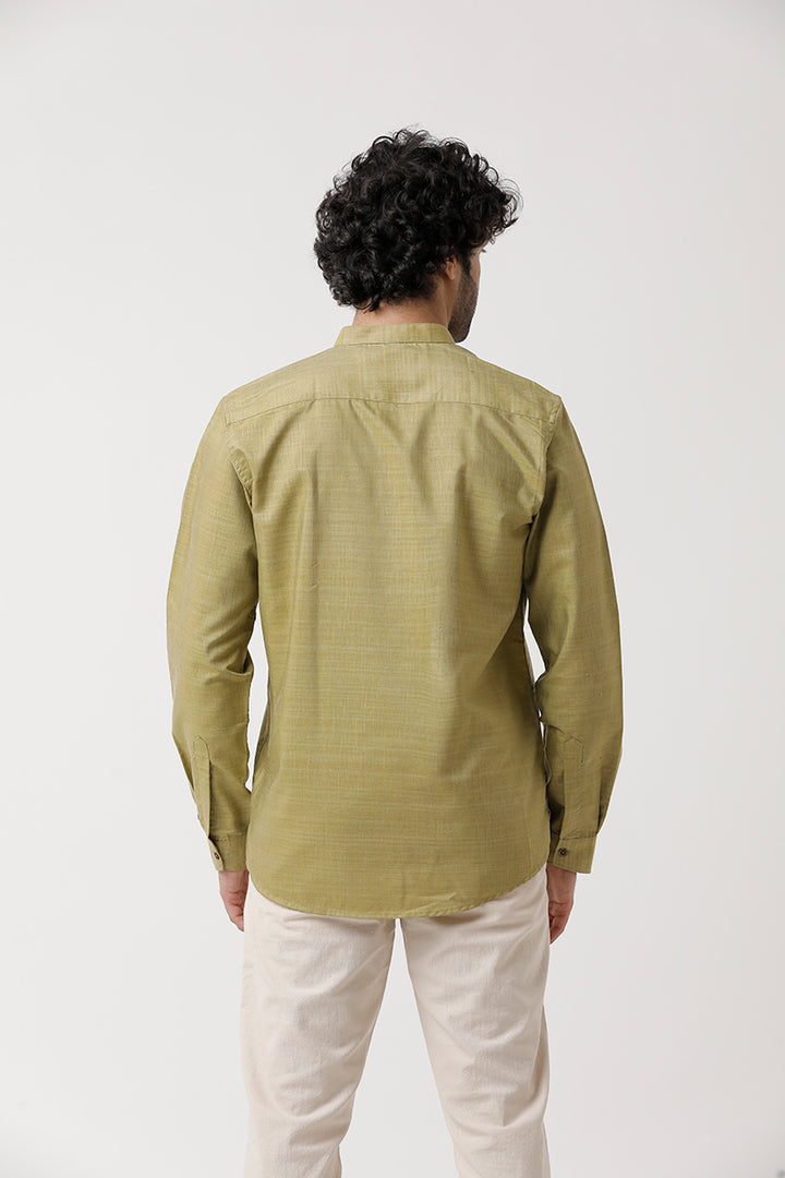 Urban - Light Green Short Kurta for Men | Uathayam