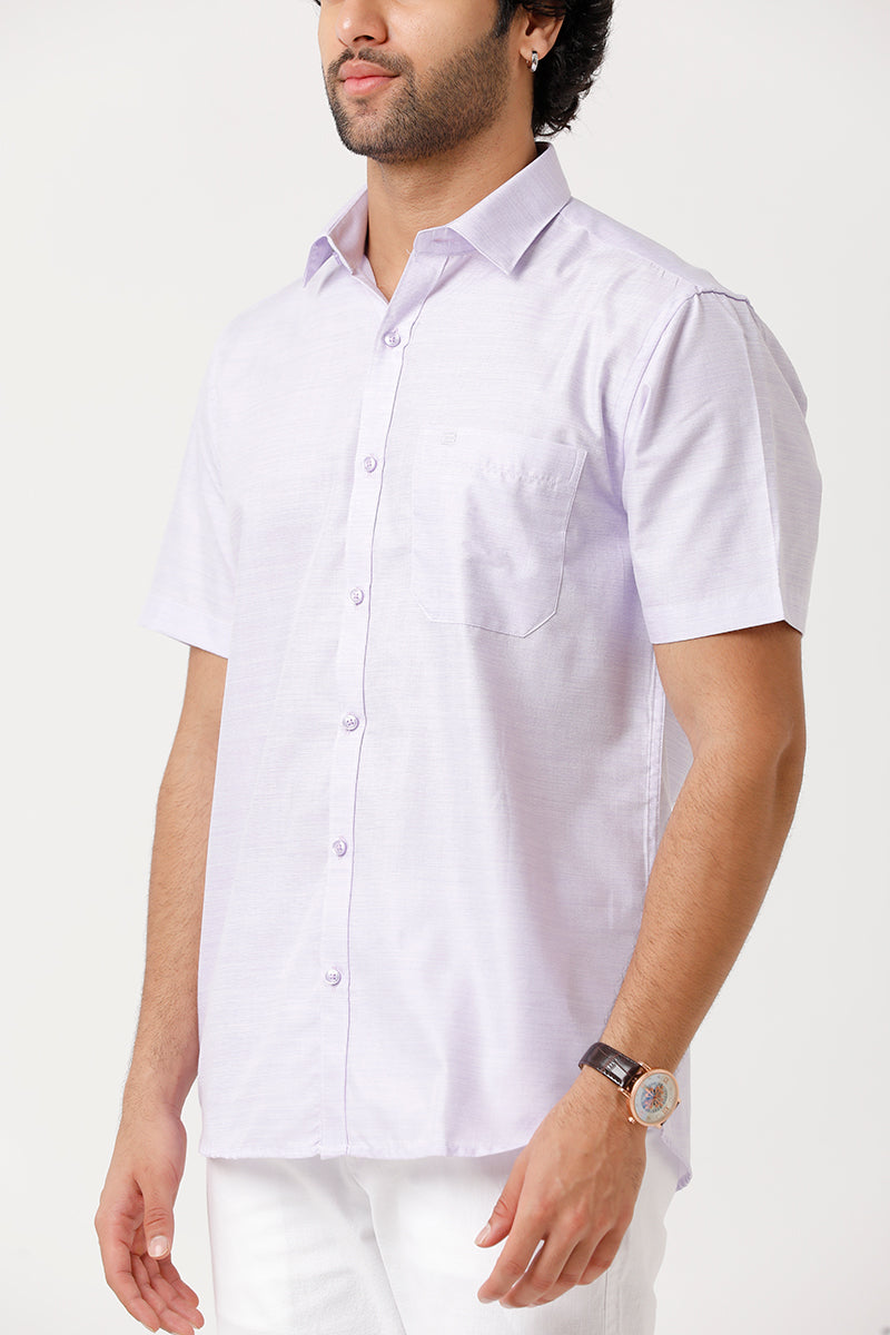 Tuscany - Light Purple Formal Shirts for Men | Ariser