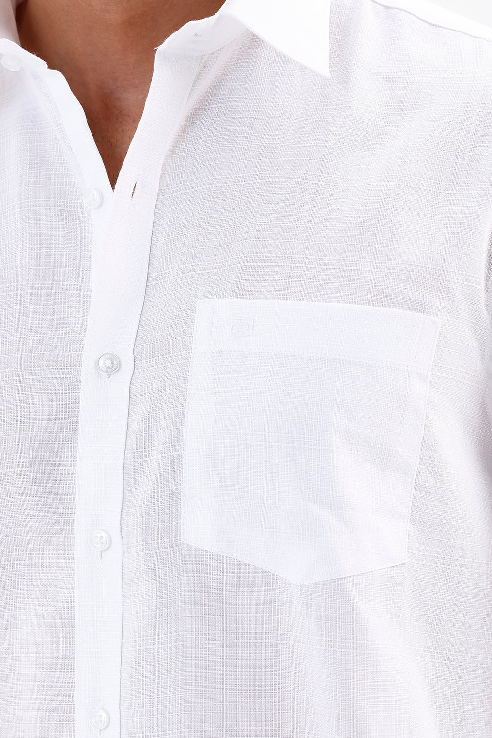 Arctic White Formal Shirt for Men by Amalfi