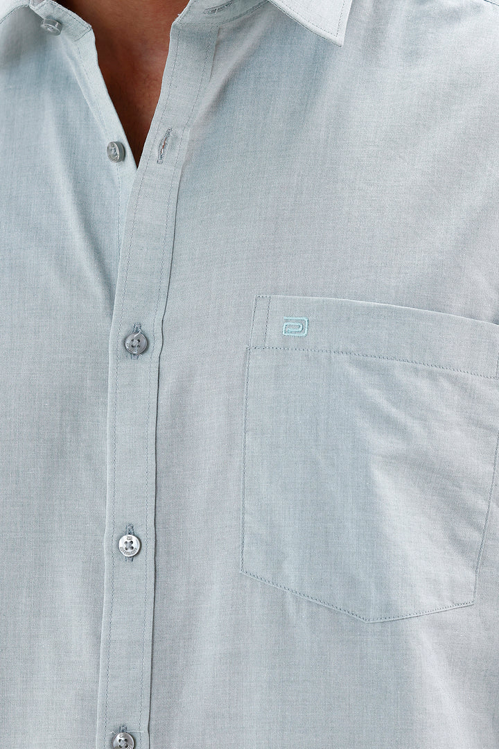 Mist Grey Formal Shirt for Men by Azure