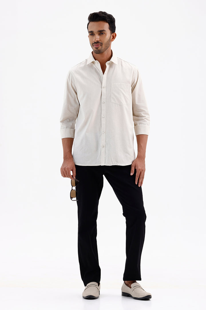 Premium Pearl White Formal Shirt for Men