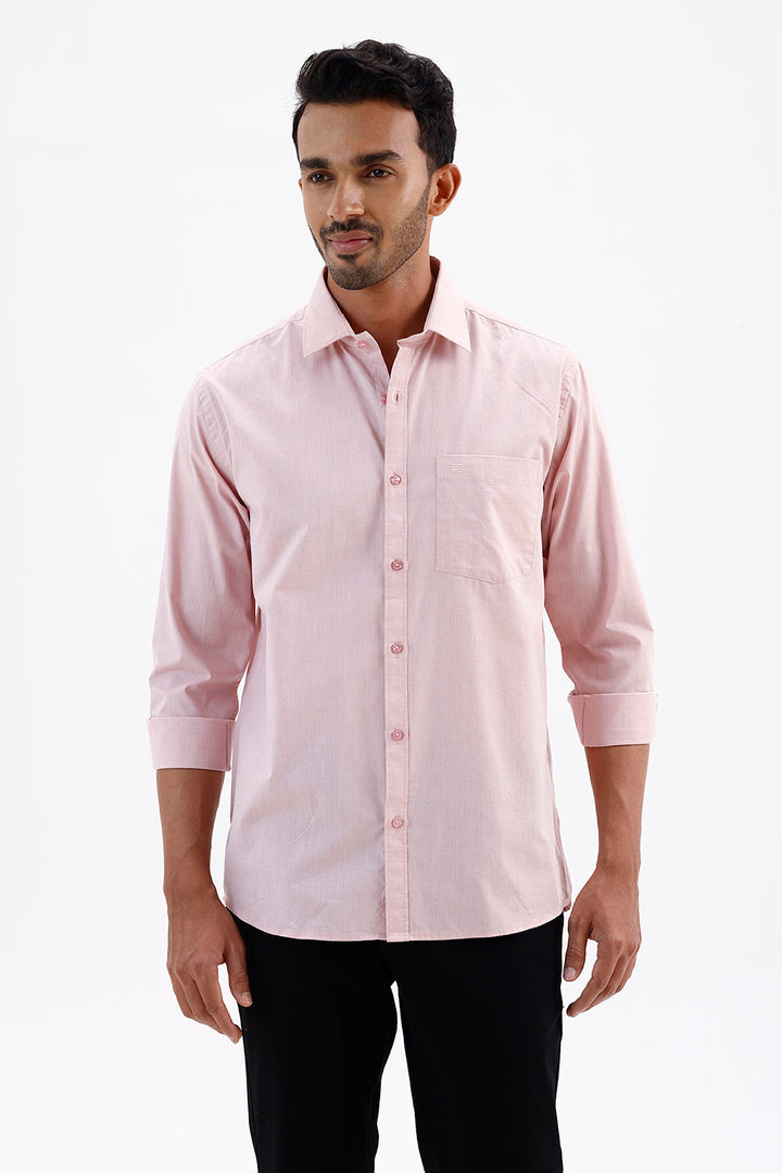 Azure - Soft Pink Formal Shirts for Men | Ariser