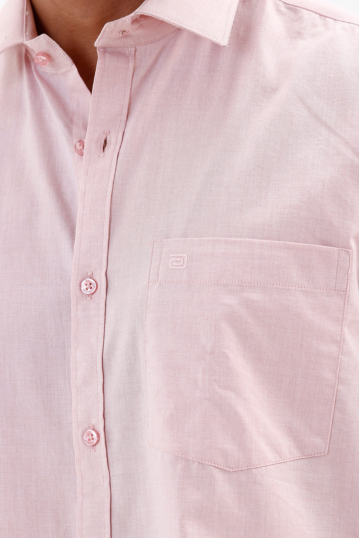 Soft Pink Formal Shirt for Men by Azure
