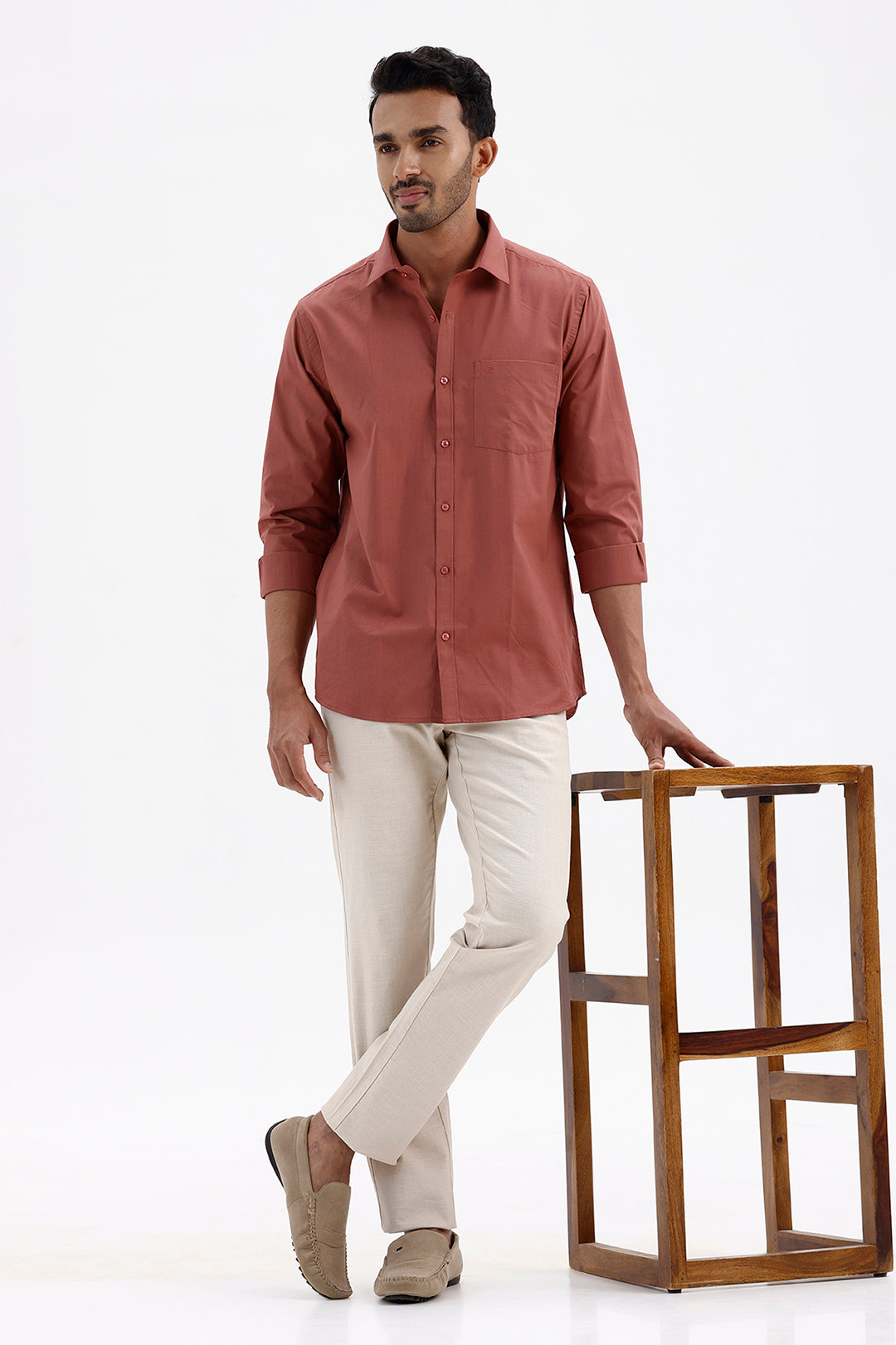 Azure Men's Redwood Cotton Formal Shirt