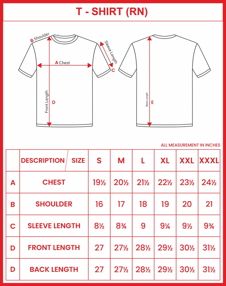 Round Neck - Black Solid T-Shirt For Men | Ariser