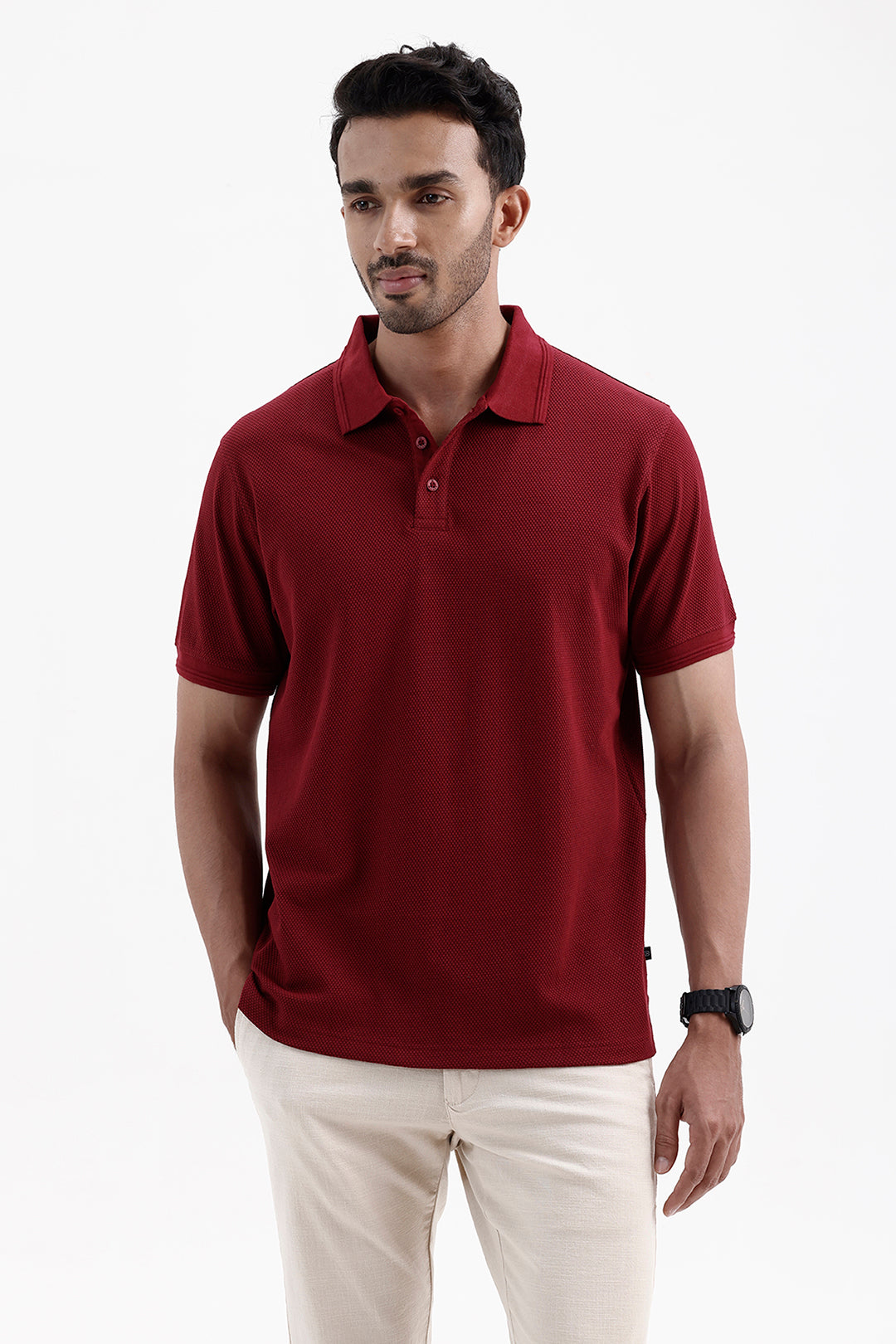 Men's Ruby Red Canton Polo T-Shirt