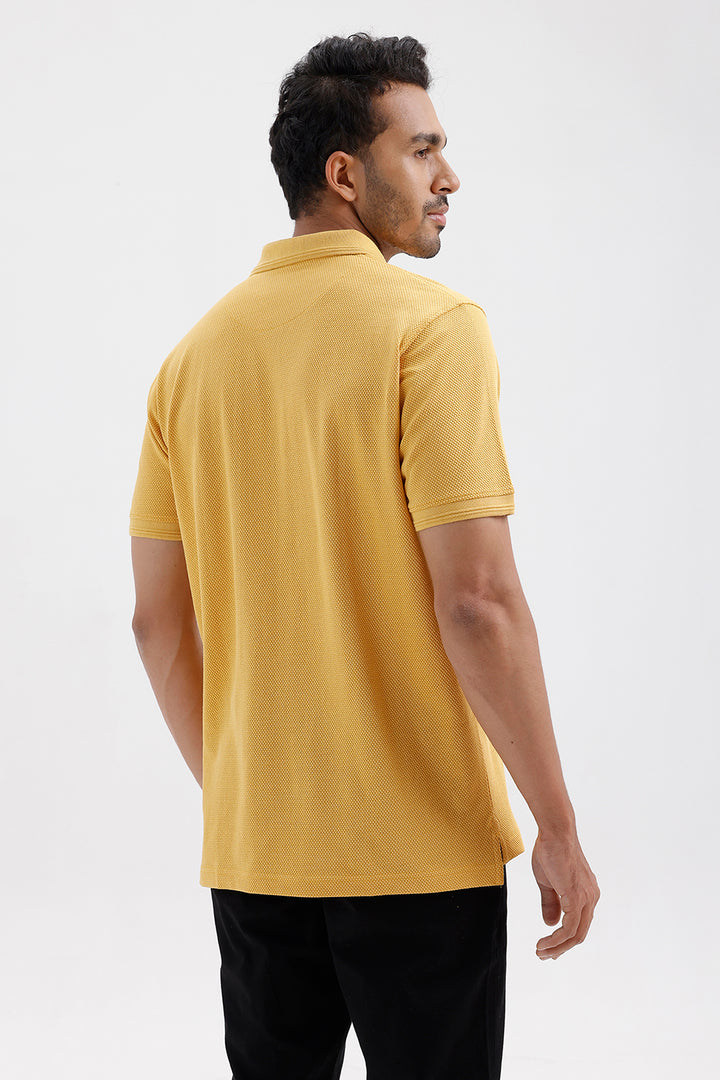 Canton Polo Men's Golden Amber Cotton T-Shirt