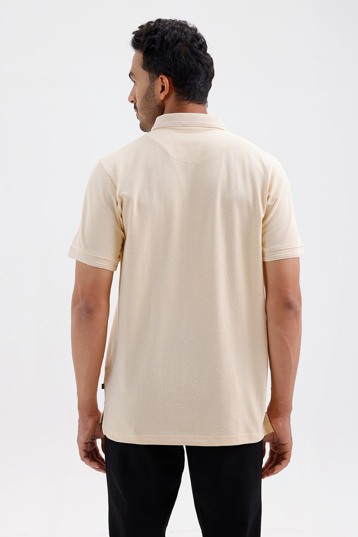 Canton Polo Men's Desert Sand Cotton T-Shirt