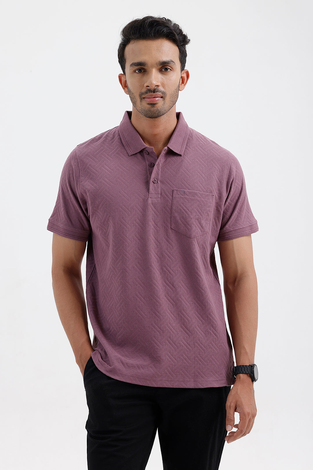 Men's Mulberry Mist Clark Polo T-Shirt