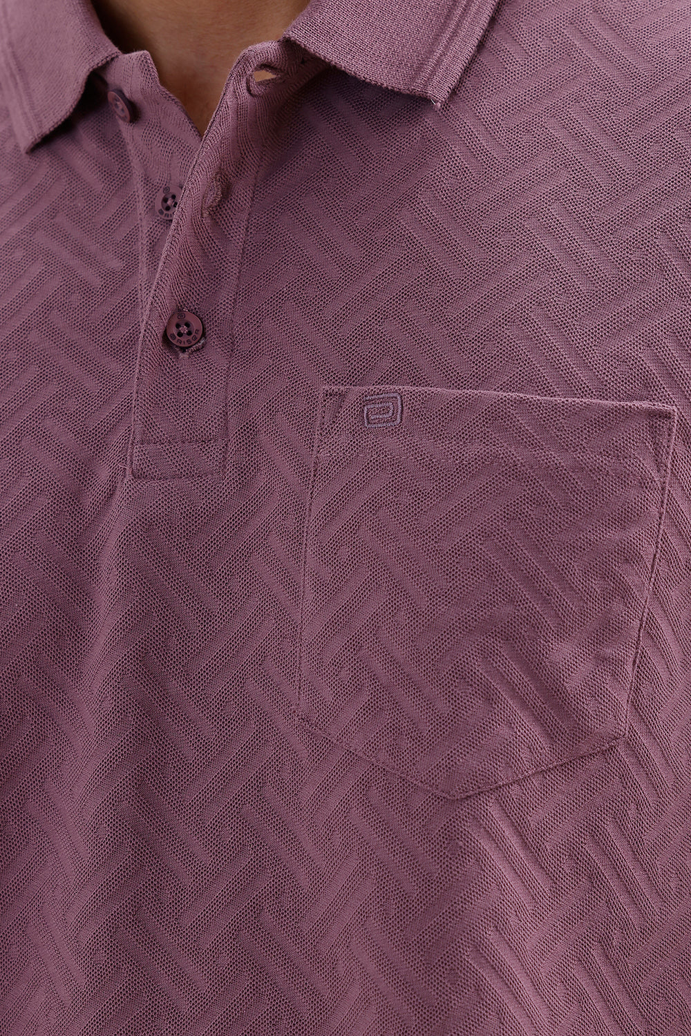 Mulberry Mist Polo T-Shirt for Men by Clark Polo