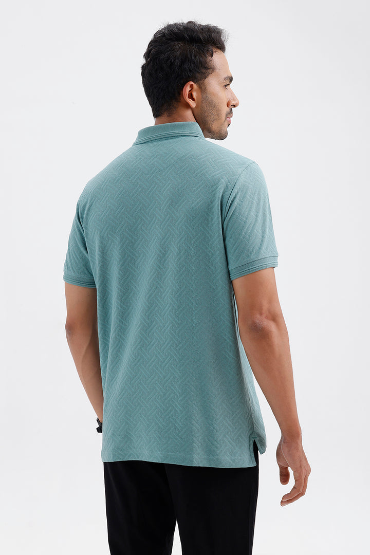Frosted Mint Polo T-Shirt for Men by Clark Polo
