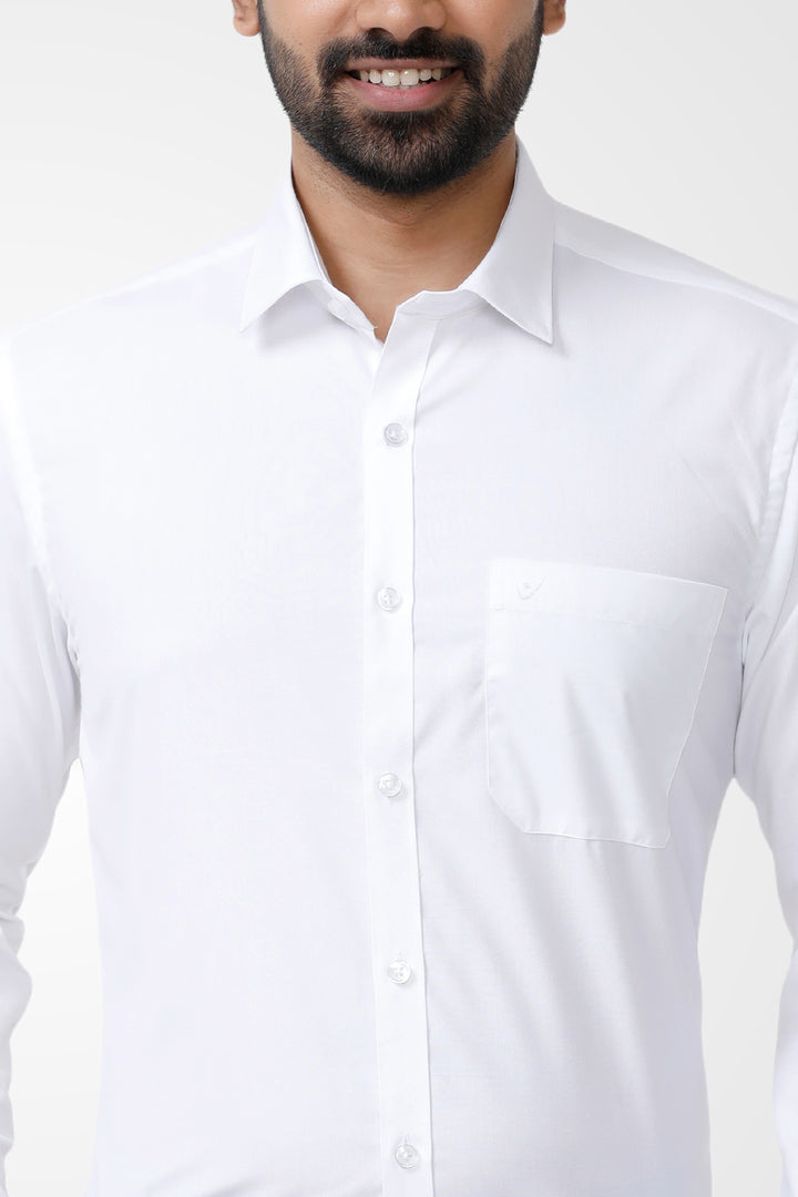 Triple Delight White Shirts - 3 Pcs Combo Pack