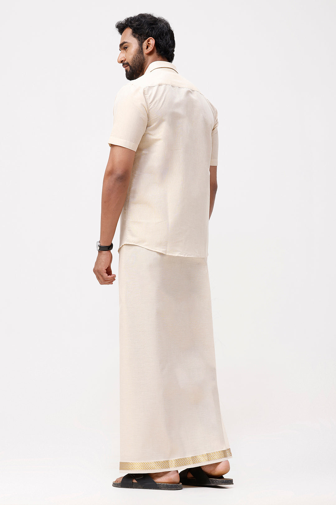 Vaibhav Prime ethnic wear set with assorted border