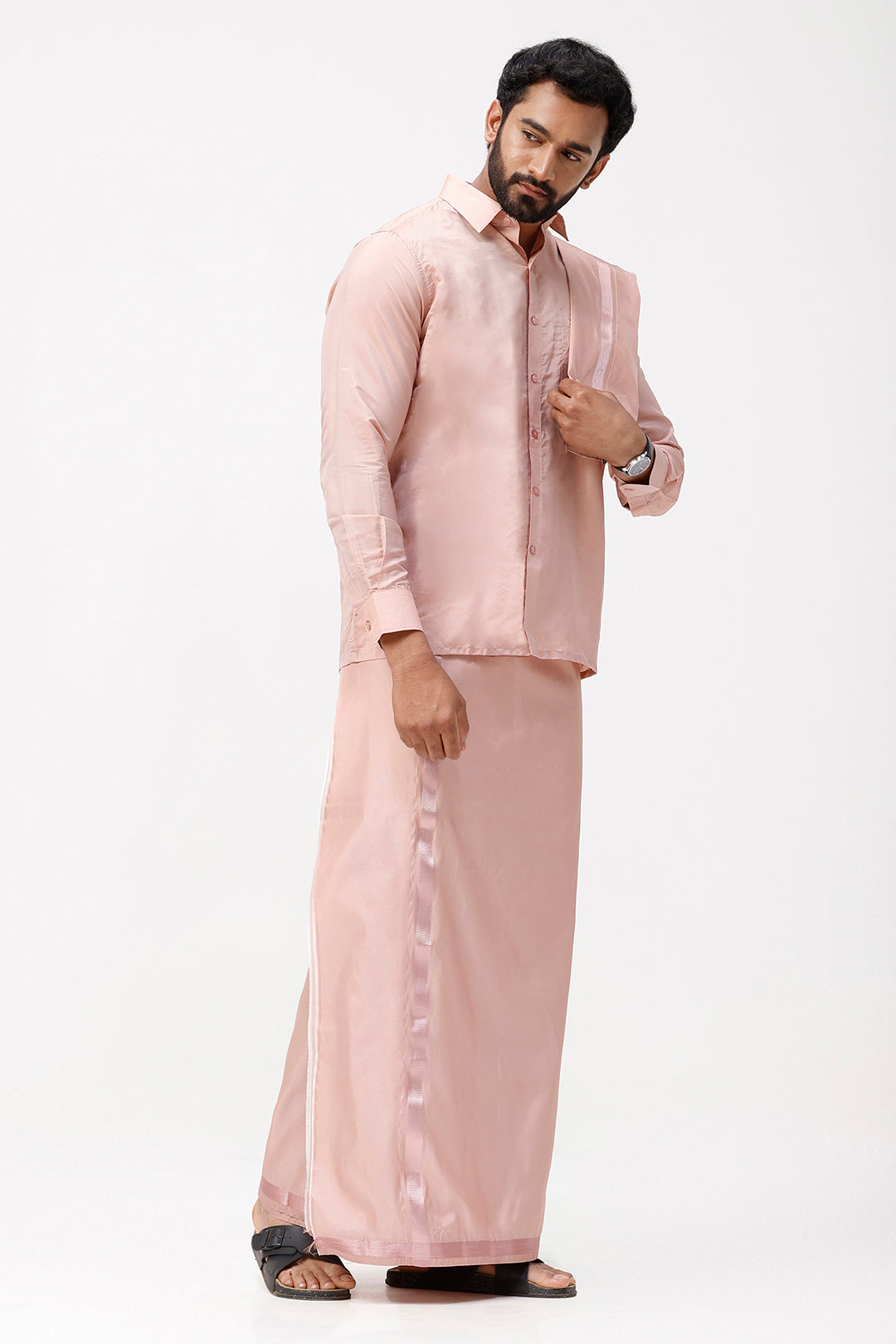 groom dhoti outfit, ethnic