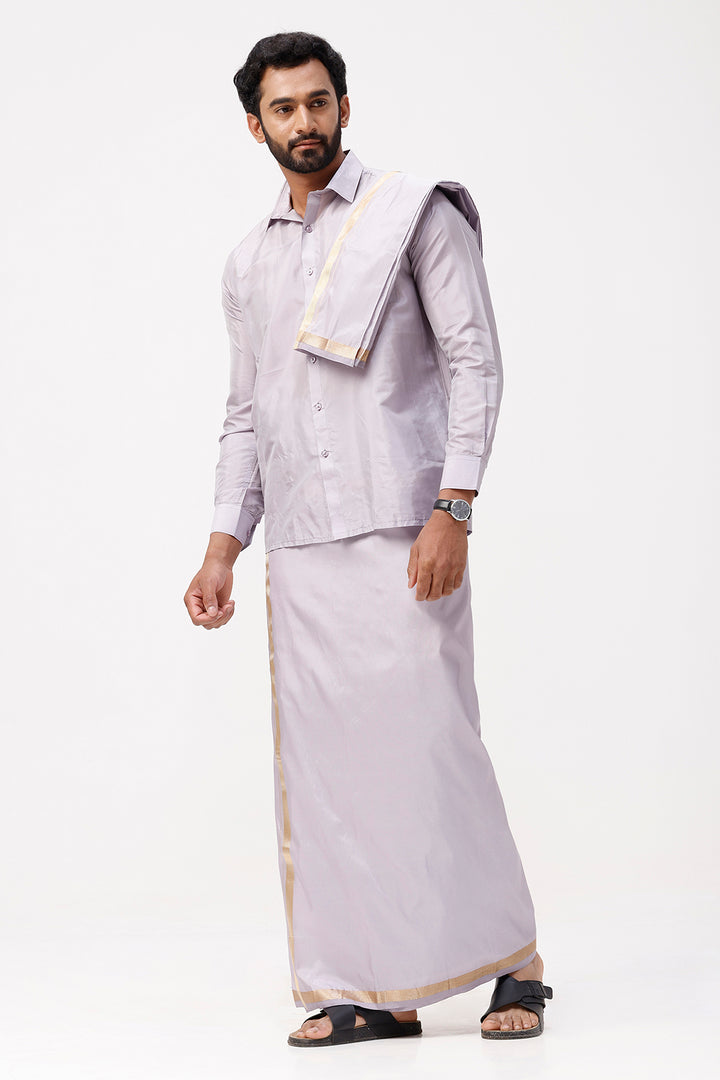Uathayam Vriksham set, groom dhoti outfit
