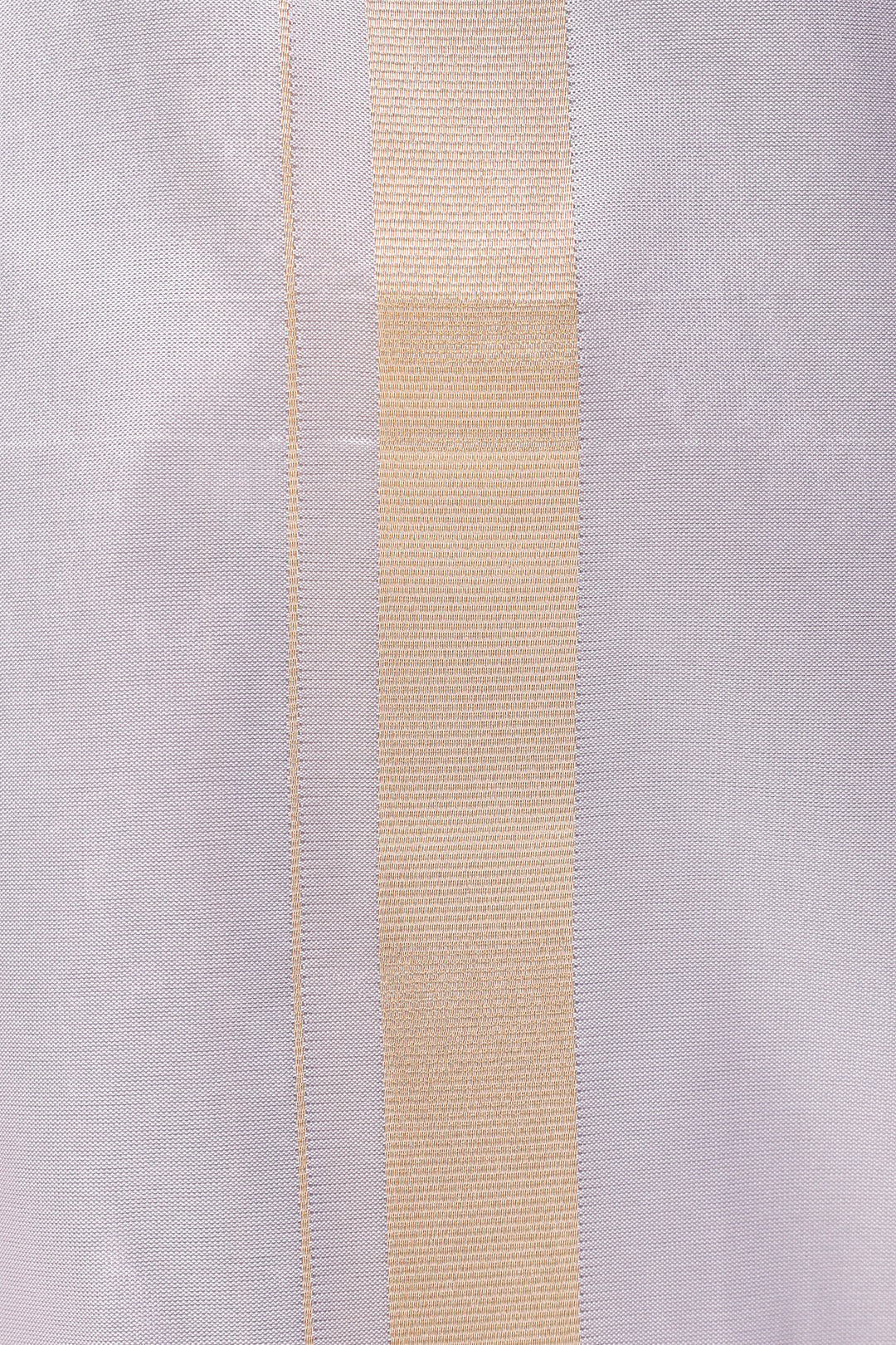 Textured fabric with a beige stripe on a violet dhoti