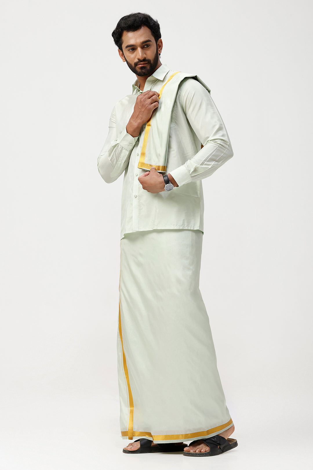 men wedding dhoti set