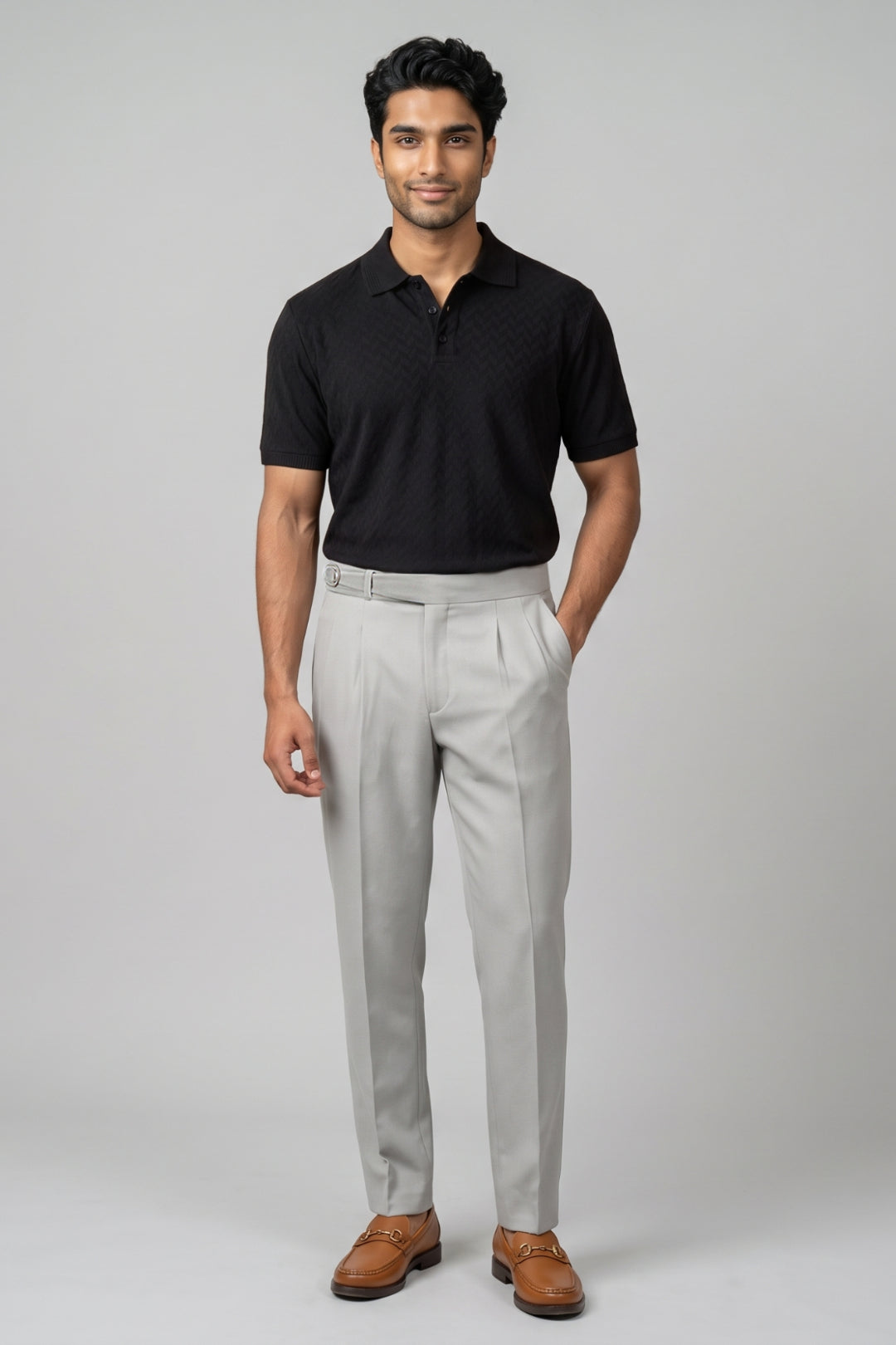 Raven Black polo T-shirt