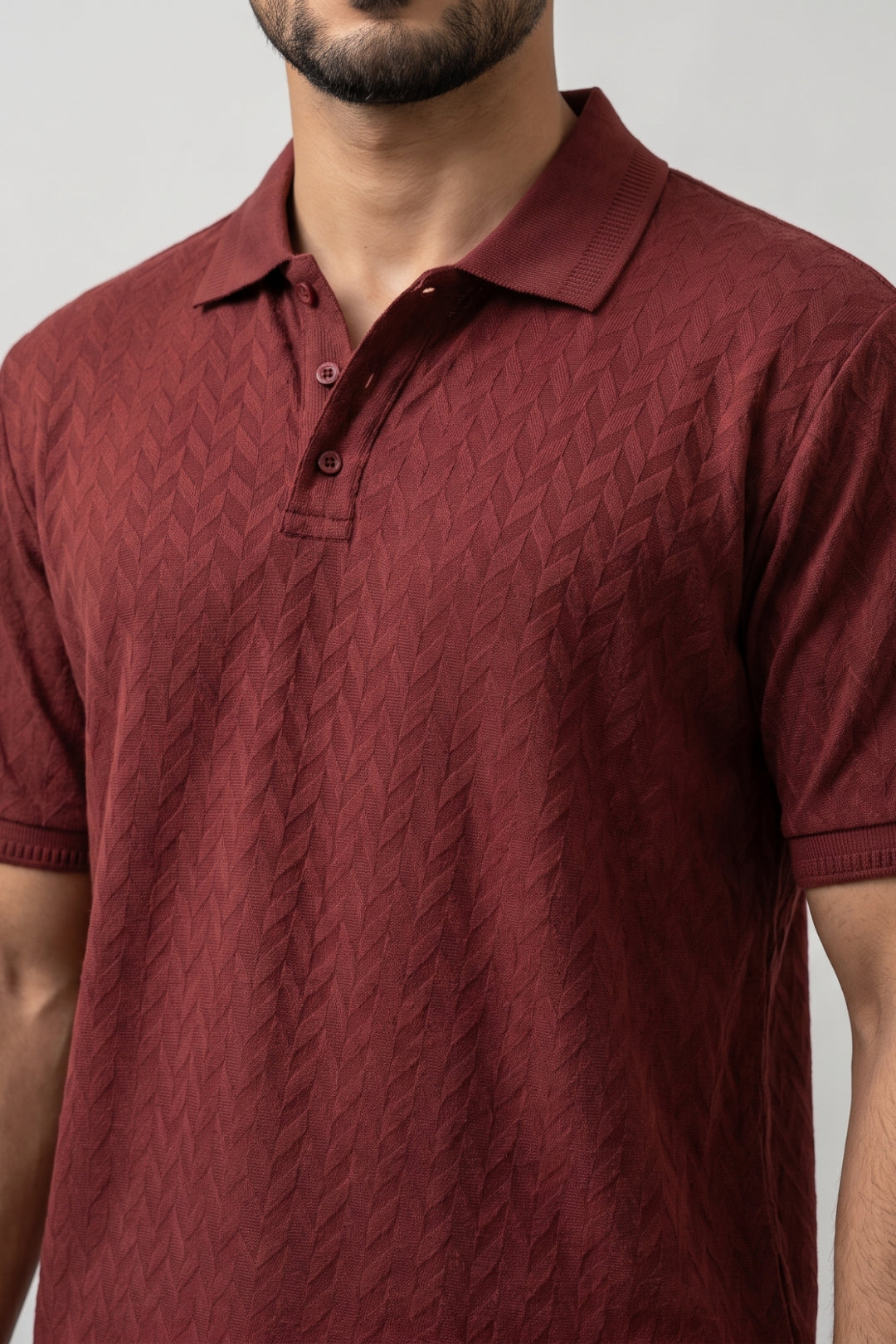 Ariser Royal Maroon T-shirt paired