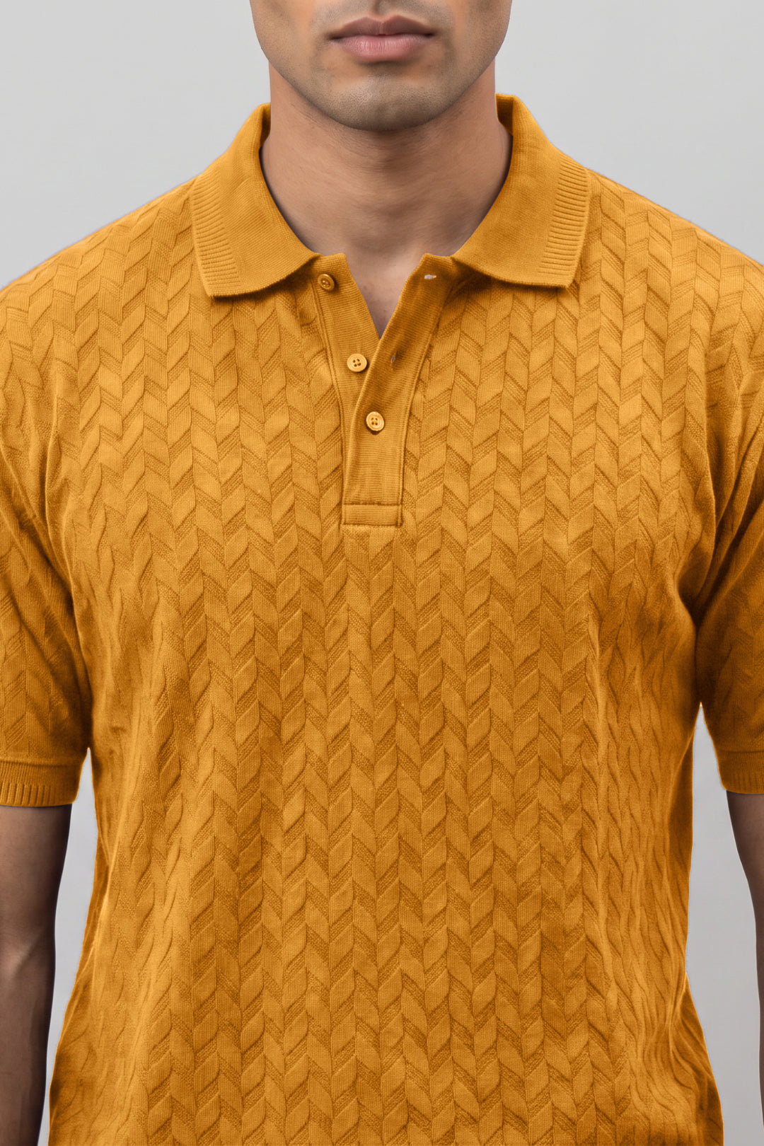 Ariser Mustard Polo T-shirt