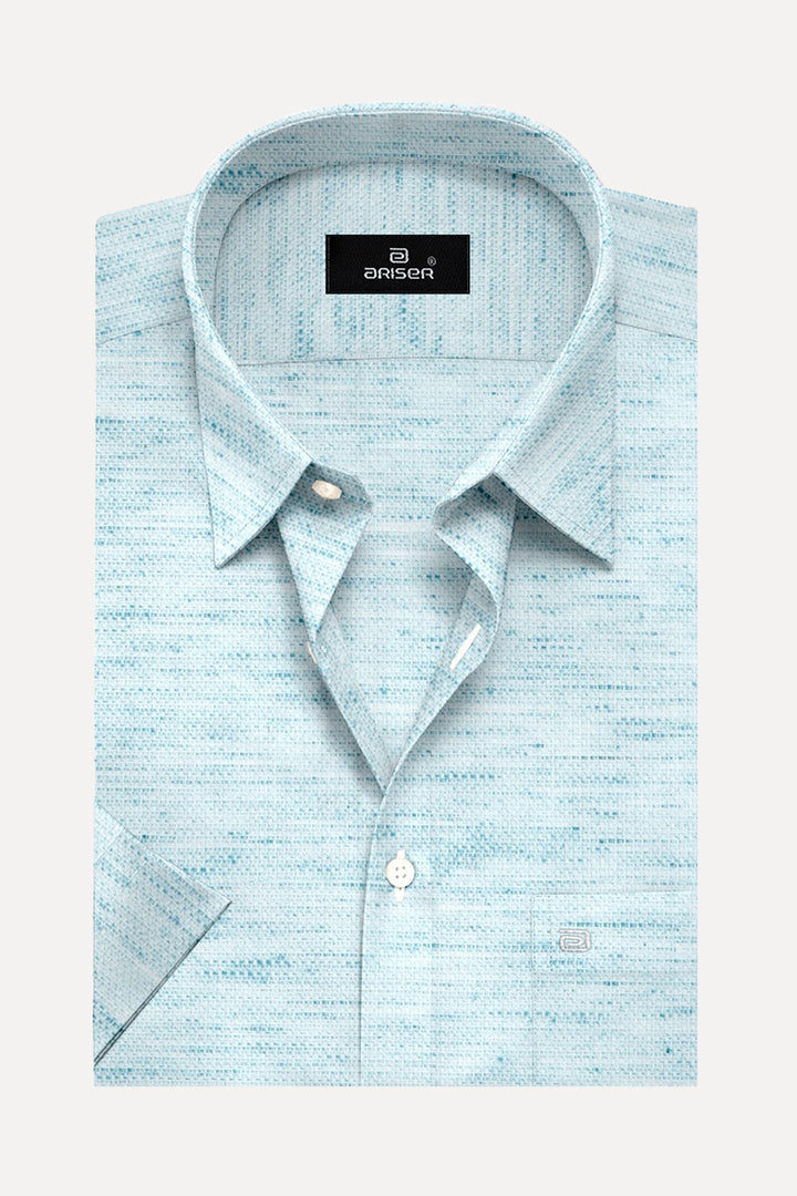 Kashmir - Sky Blue Formal Shirts for Men | Ariser