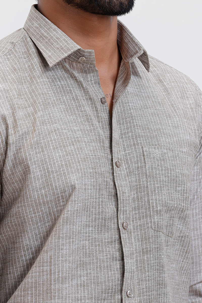 Stone Olive shirt set men