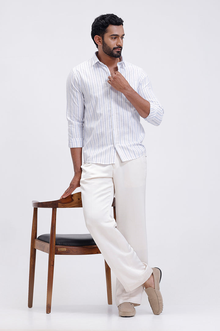 ariser men everyday casual shirt sky blue