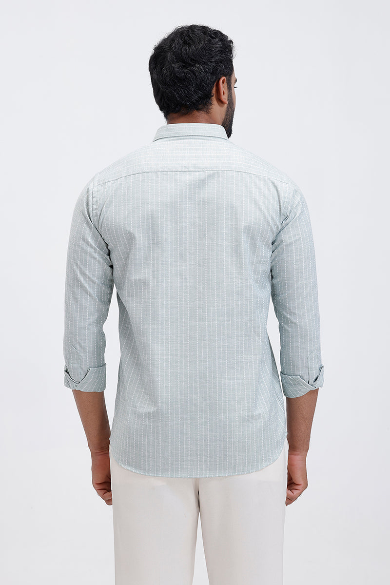 stylish mint green men casual shirt jeta