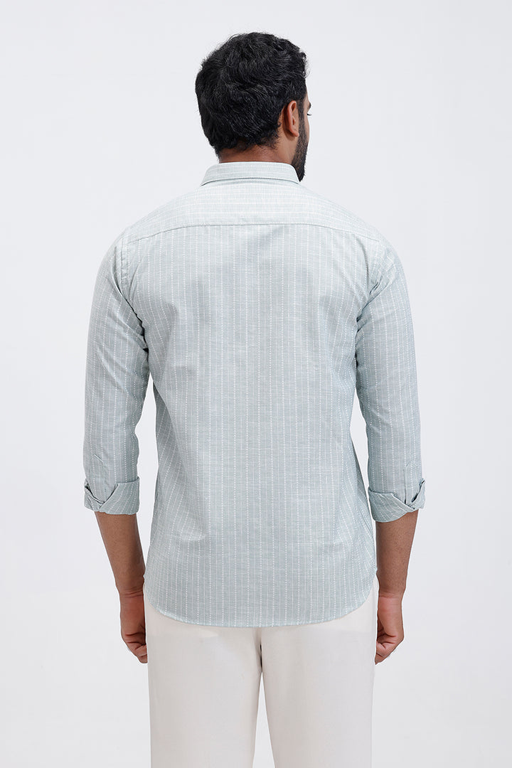 stylish mint green men casual shirt jeta