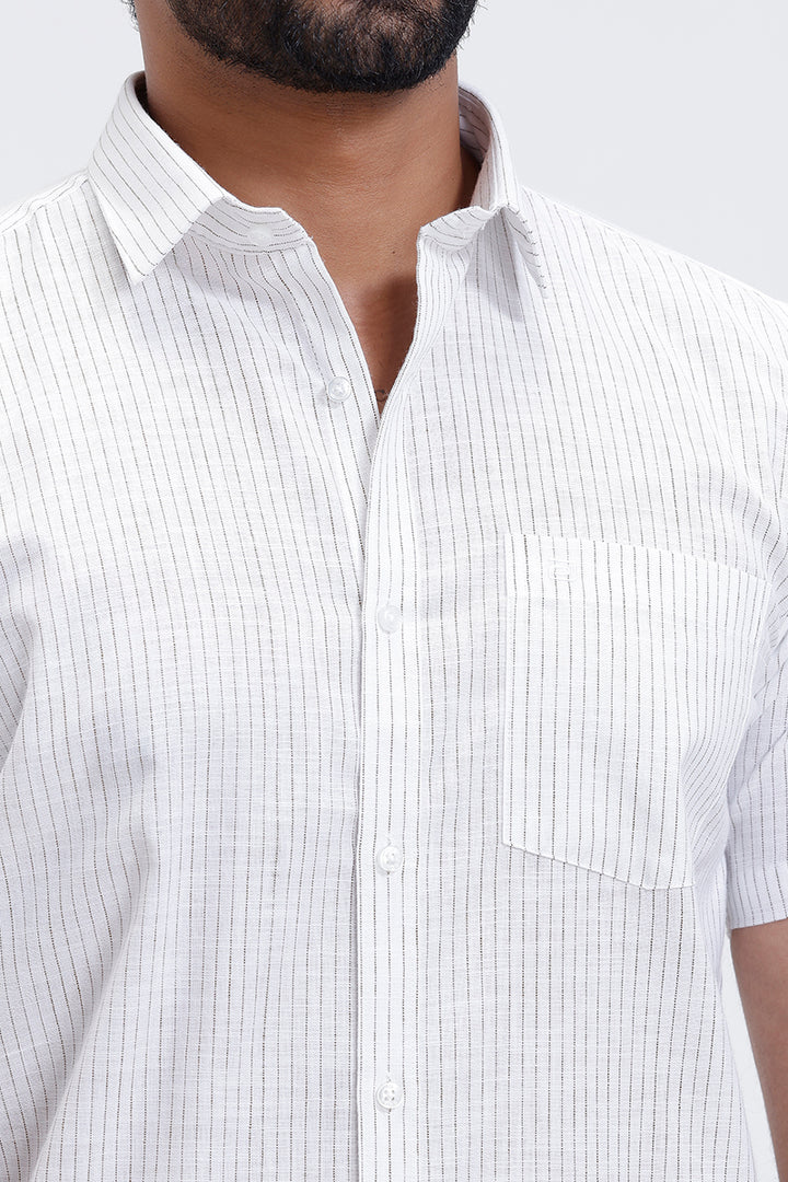 men classic white casual shirt jeta
