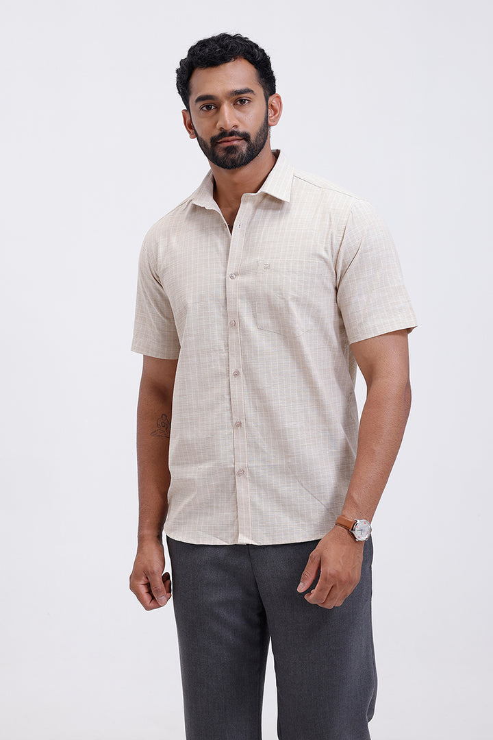 jeta desert sand casual shirt for men ariser