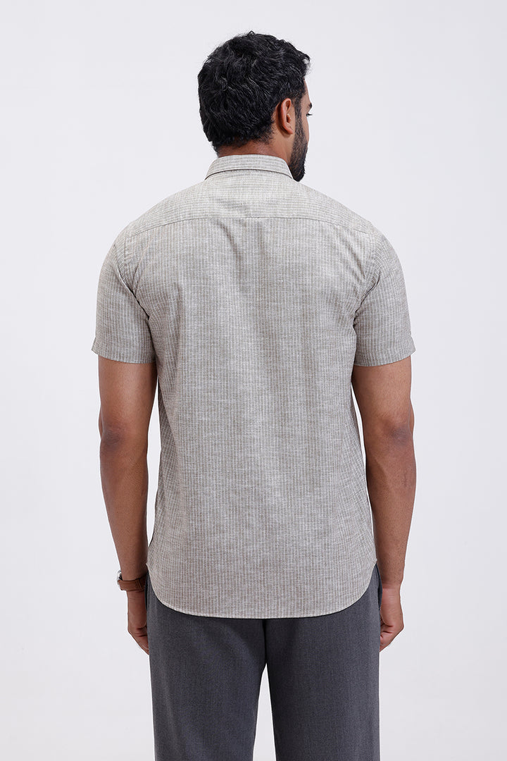 ariser stone olive casual shirt men