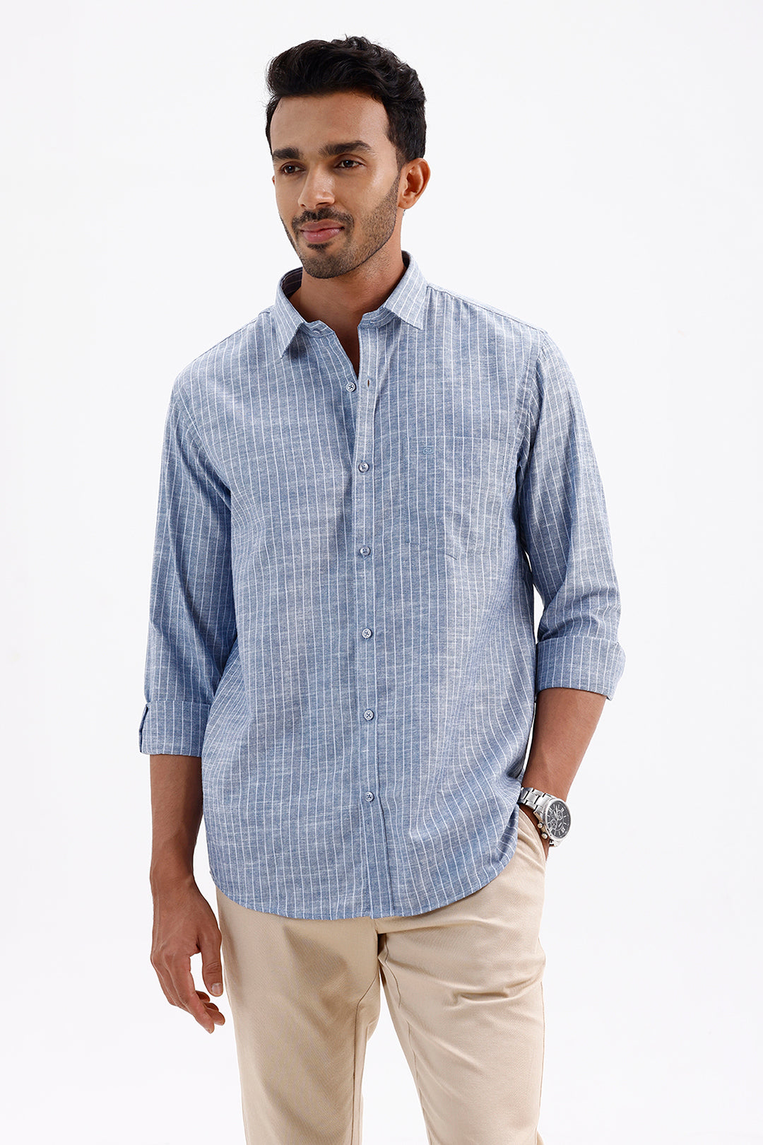 Men's Coastal Blue Jeta Casual Shirt